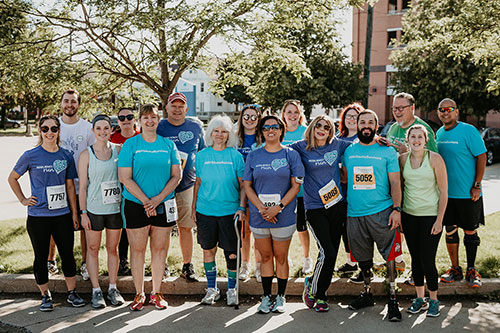 Trauma Recovery Center Peer Visitors celebrate the 2019 Resiliency Run