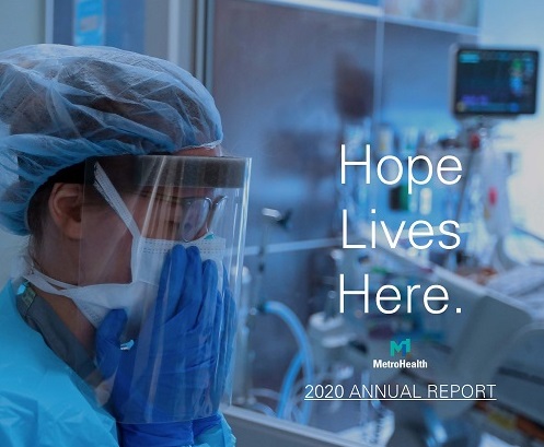 Cover of the 2020 MetroHealth Annual Report