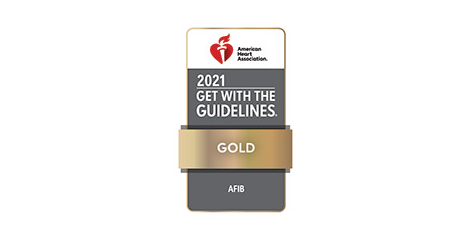 get with the guidelines afib gold award logo