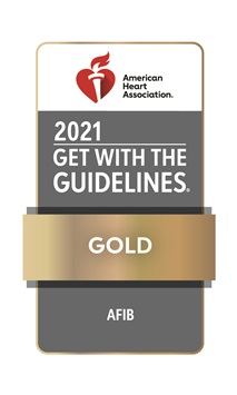 Get with the guidelines AFIB Gold Quality Achievement Award 2021