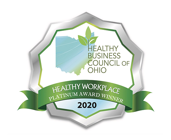Healthy Business Council of Ohio Healthy Workplace Award 2020