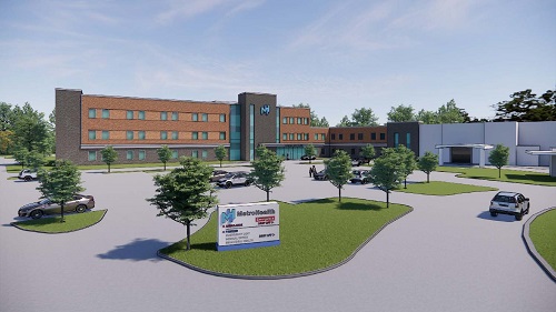 Behavioral Health Services Planned Expansion Architectural Rendering