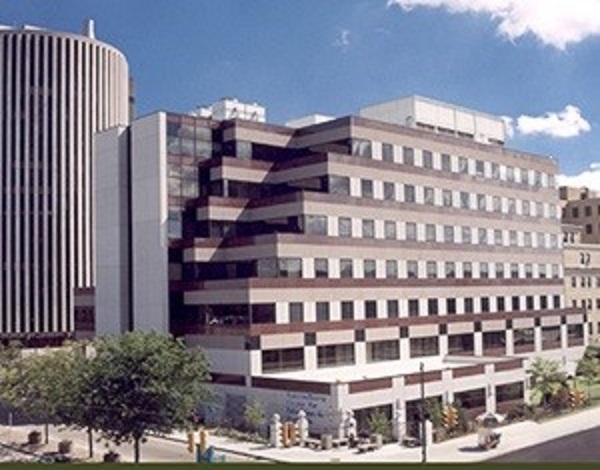Exterior view of Center for Cancer Research building