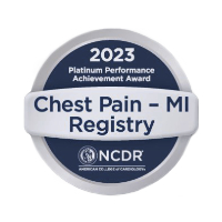 NCDR 2023 Platinum Performance Achievement Award Chest Pain - MI Registry