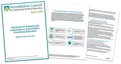 Documents showing Standards for Integrity and Independence