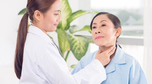 Endocrinologist and Patient