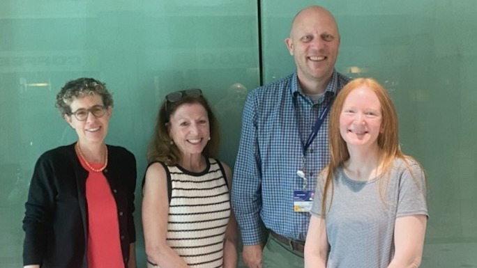 Nikki Davis, Abbie Sender, Rita Andolsen, and Greg Sanders