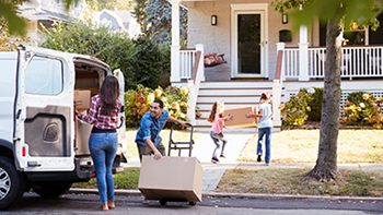 People Moving In To New Neighborhood