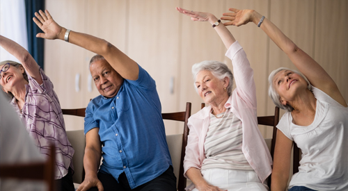 Seniors Stretching
