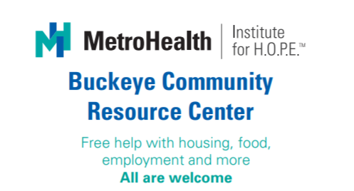 Cover of Buckeye Community Resource Center brochure with Institute for HOPE logo