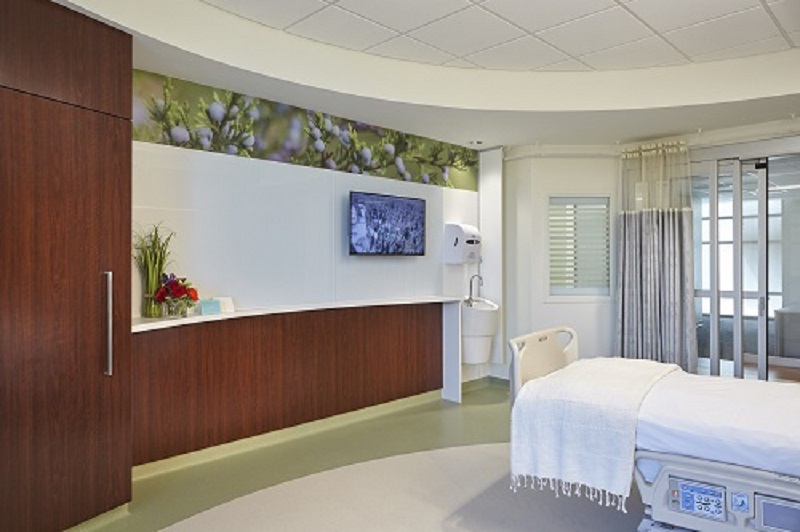 Private patient room in new Birthing Center 