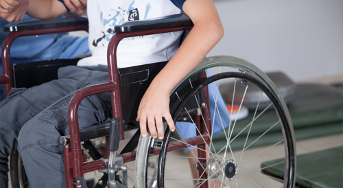 Boy in Wheelchair