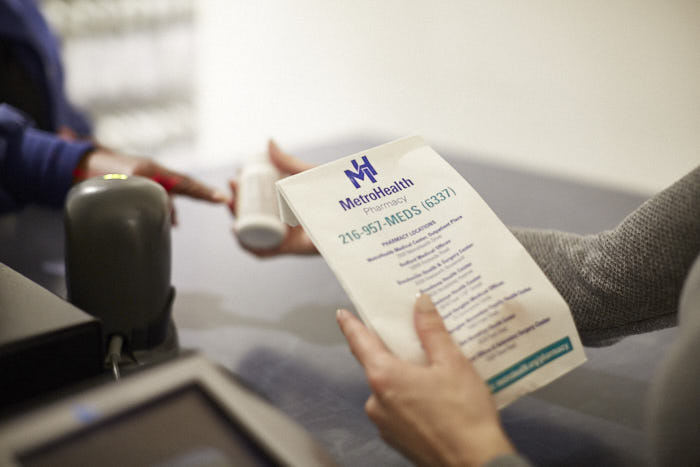 MetroHealth Pharmacy Prescription Bag