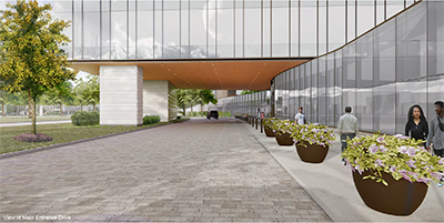 New Hospital View from Main Entrance