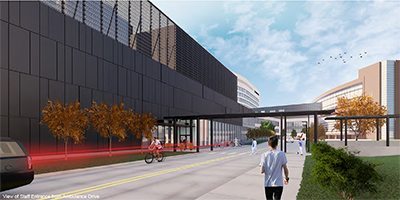 New Hospital Staff Entrance