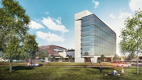 Transformation new hospital rendering