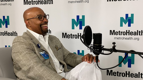 Alan Nevel, MetroHealth’s Senior Vice President, Chief Diversity and Human Resources Officer, leads his department during COVID-19 while fighting systemic racism.