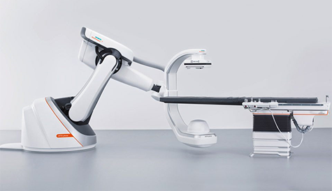 Siemens ARTIS Pheno robotic angiography system header