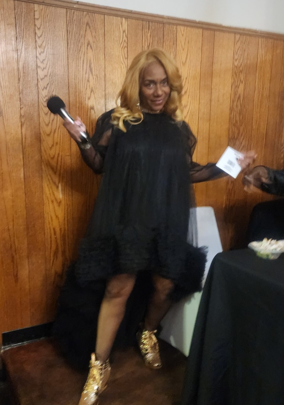 Denise celebrating birthday