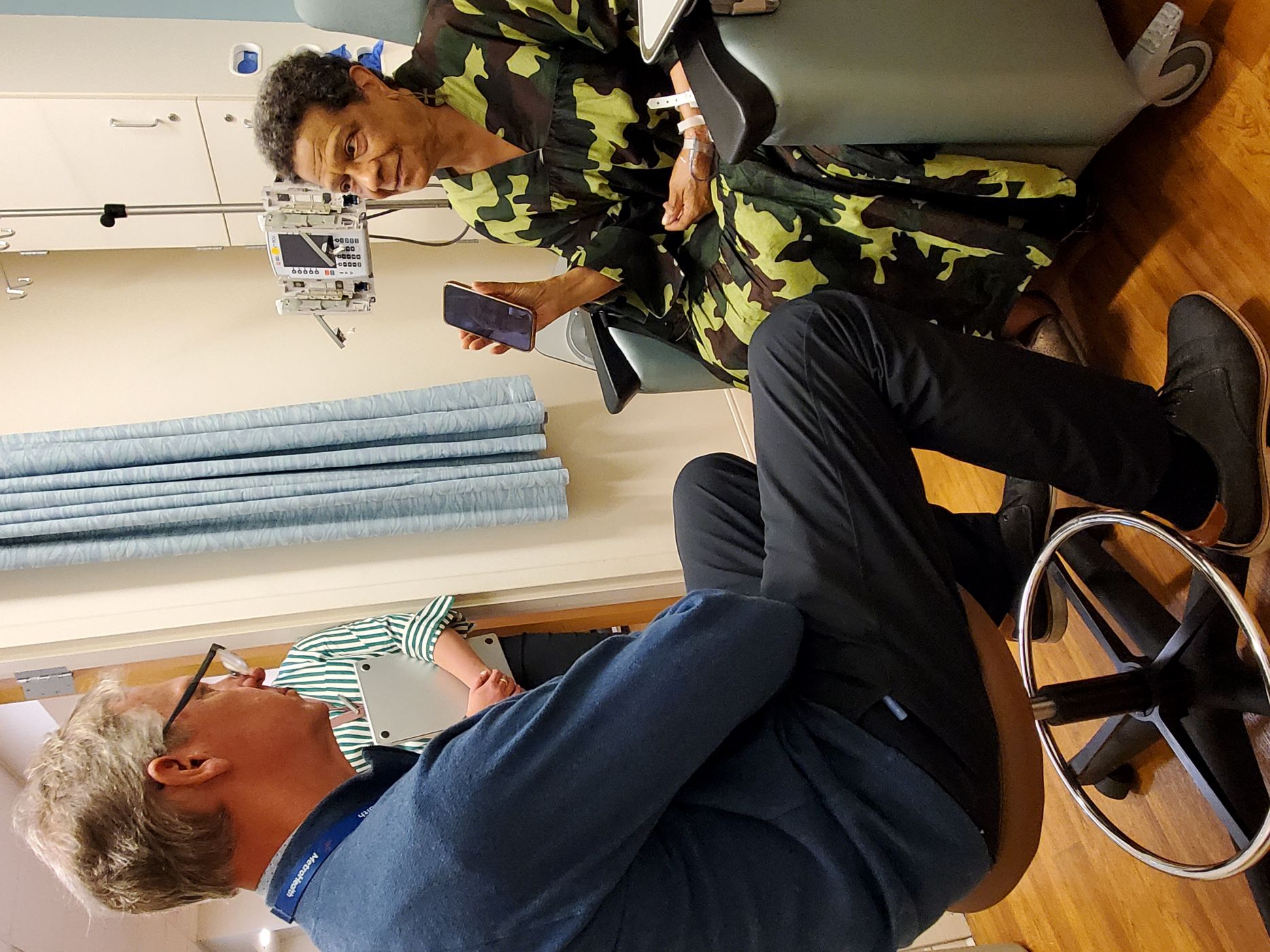 Patricia with Dr. Wiper