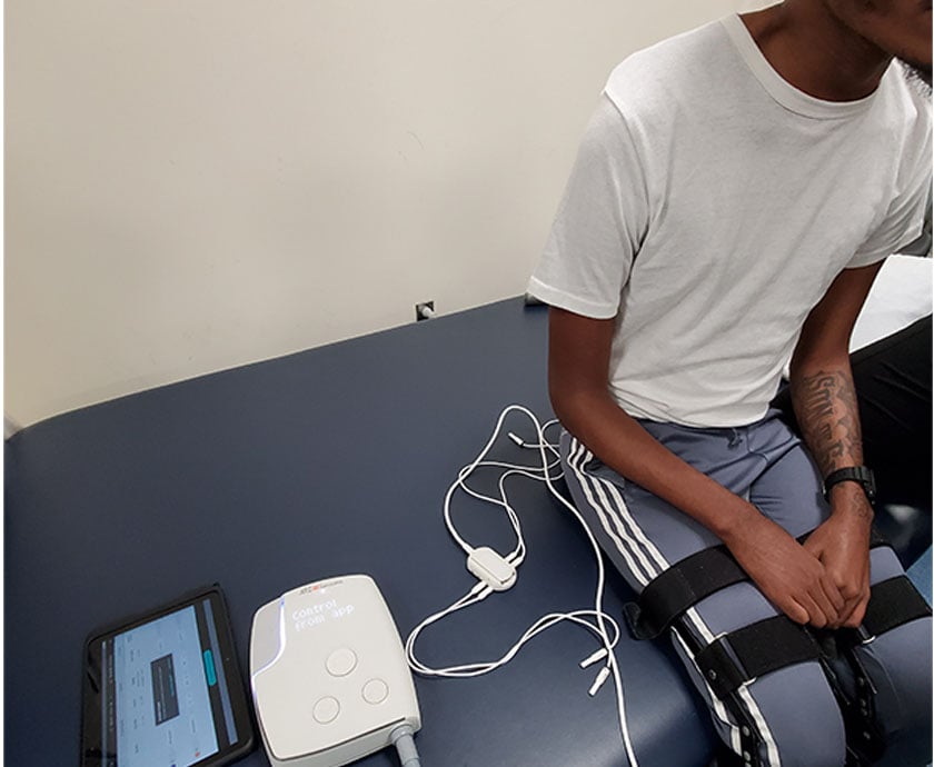sci patient seated