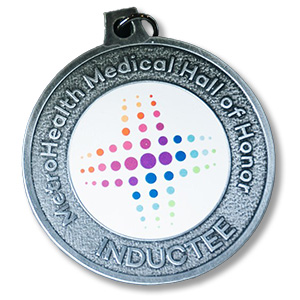 MetroHealth Medical Hall of Honor Inductee medal