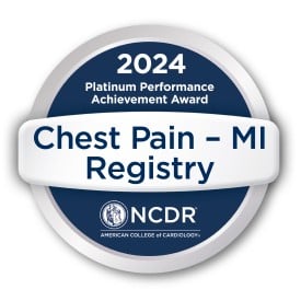 NCDR ACTION Registry Platinum Performance Achievement Award