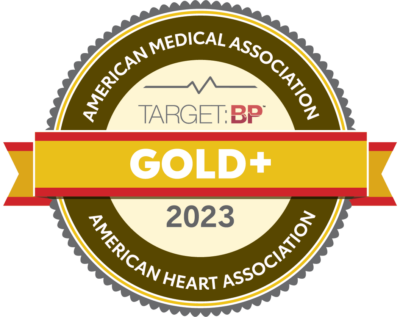 Target BP Gold-Level Recognition seal