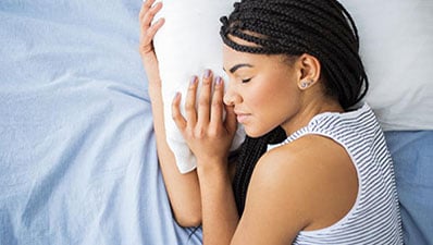 woman sleeping