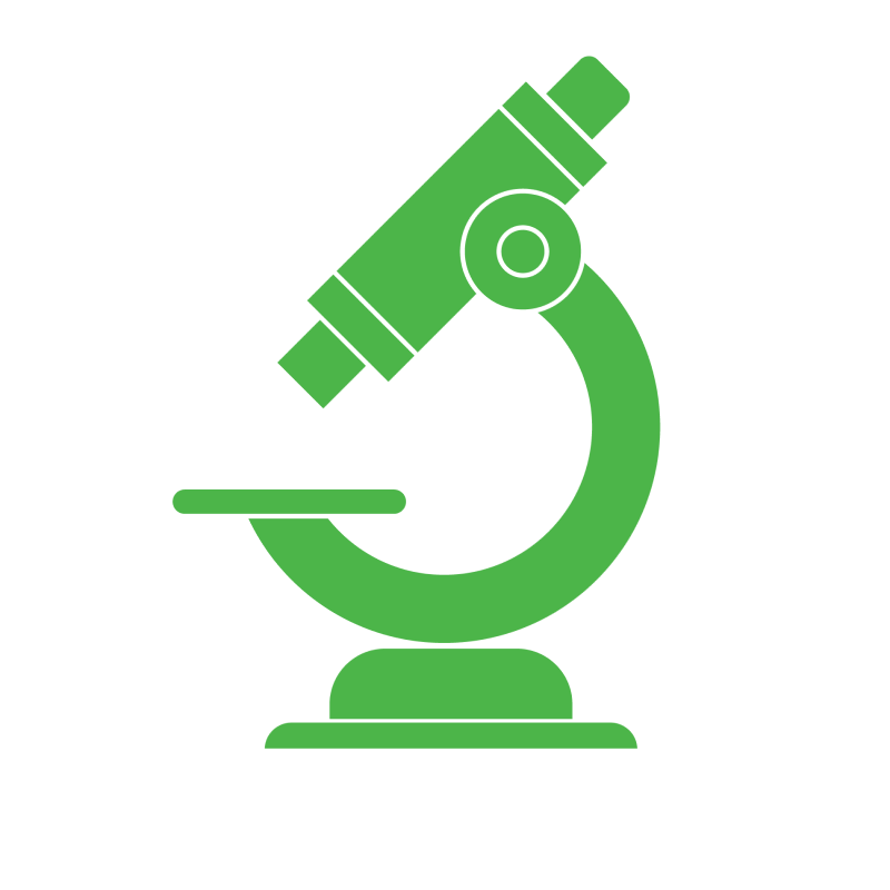 Icon of a microscope