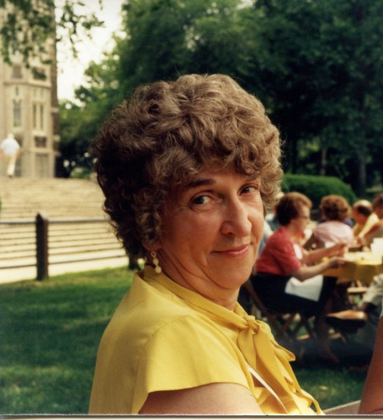 Mary Elizabeth Connors at an outdoor event