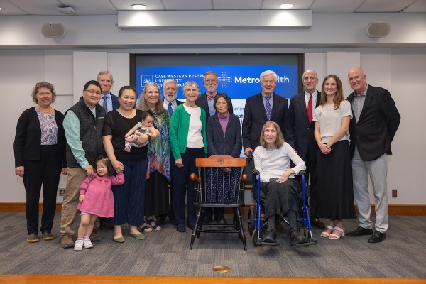 Group photo of friends and family