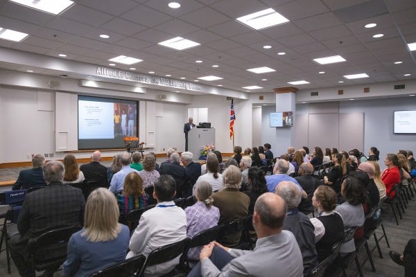 The audience of the professorship ceremony