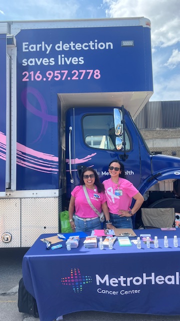 Camille Garcia with the MetroHealth Mobile Mammogram Unit