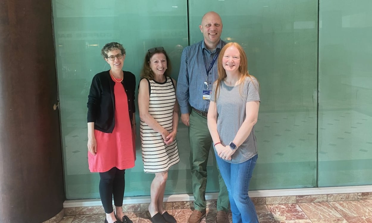Nikki Davis, Abbie Sender, Rita Andolsen, and Greg Sanders