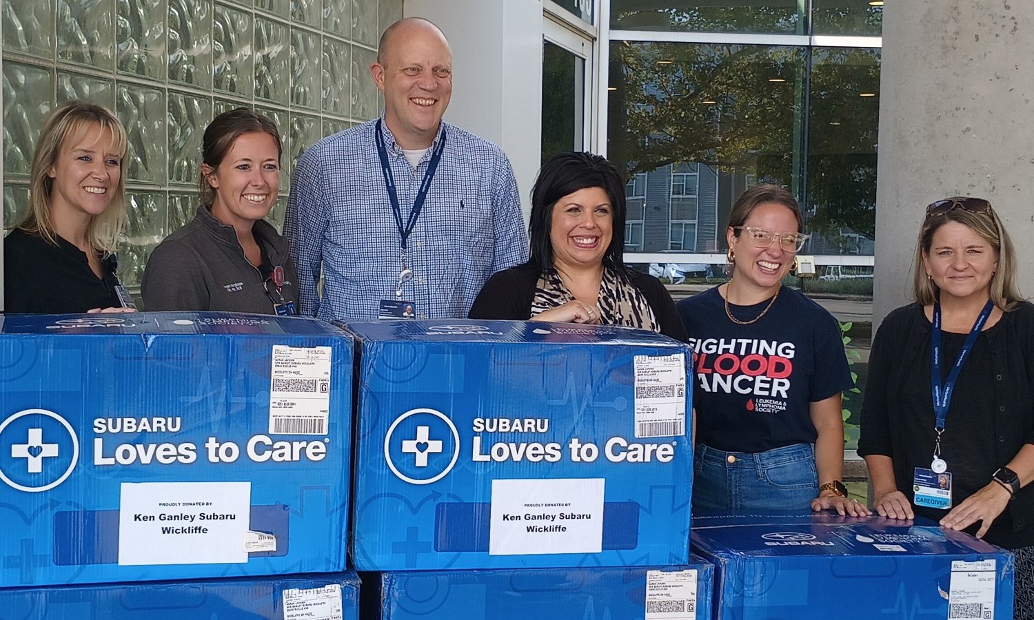 Subaru Loves to Care donation