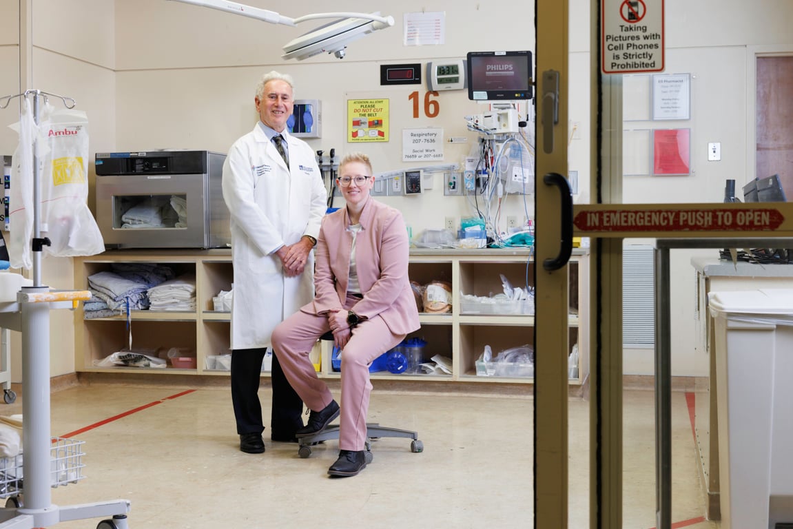 Dr. Charles Emerman and Laura Schmidt