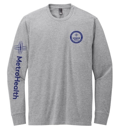 Long-sleeve T-shirt with WEGIVE Metro logo