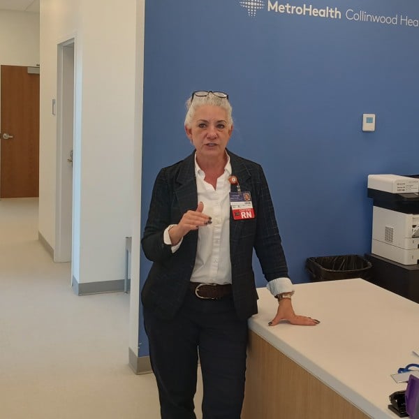 Bridget Gill in the Collinwood Health Center