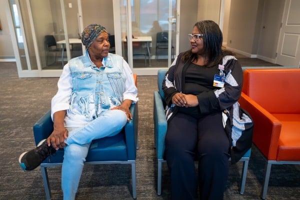 Renee Harris with Darlene Everett