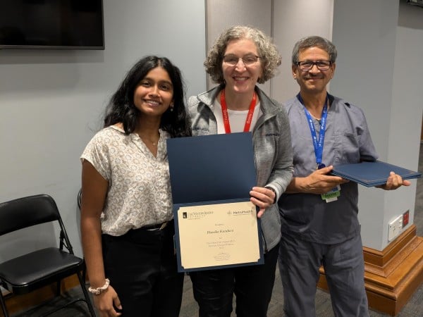 Hansika Kunduru and Chester Scholars staff