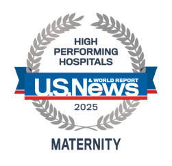 U.S. News & World Report 2025 High Performing Hospitals for Maternity Care