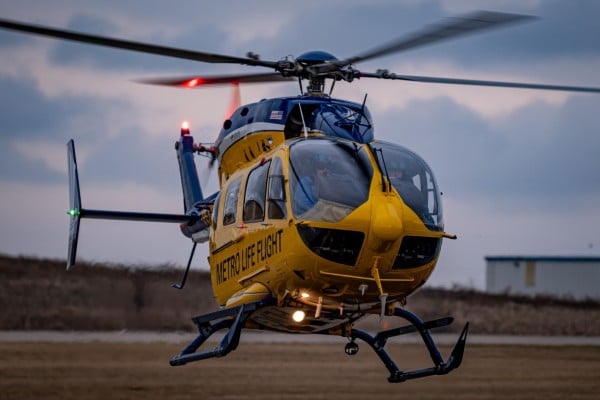 Metro Life Flight helicopter