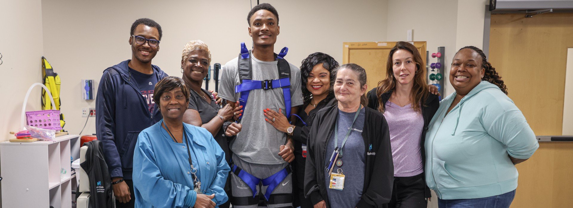 Carlen Morris with MetroHealth group