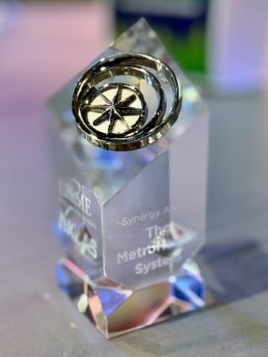 Synergy Award trophy