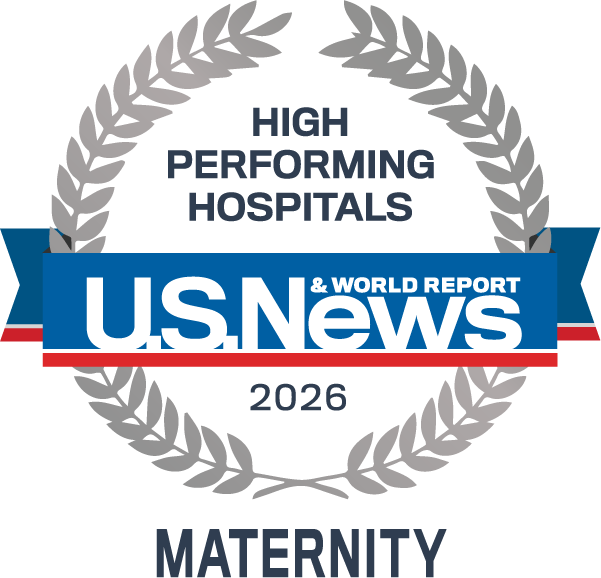 U.S. News & World Report 2026 High Performing Hospitals for Maternity Care