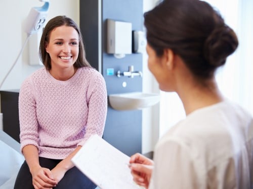 provider and patient at appointment