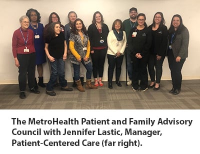 MetroHealth Patient and Family Advisory Council team photo
