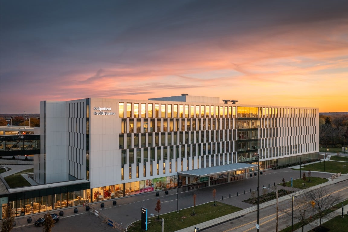 Exterior view of the Outpatient Health Center