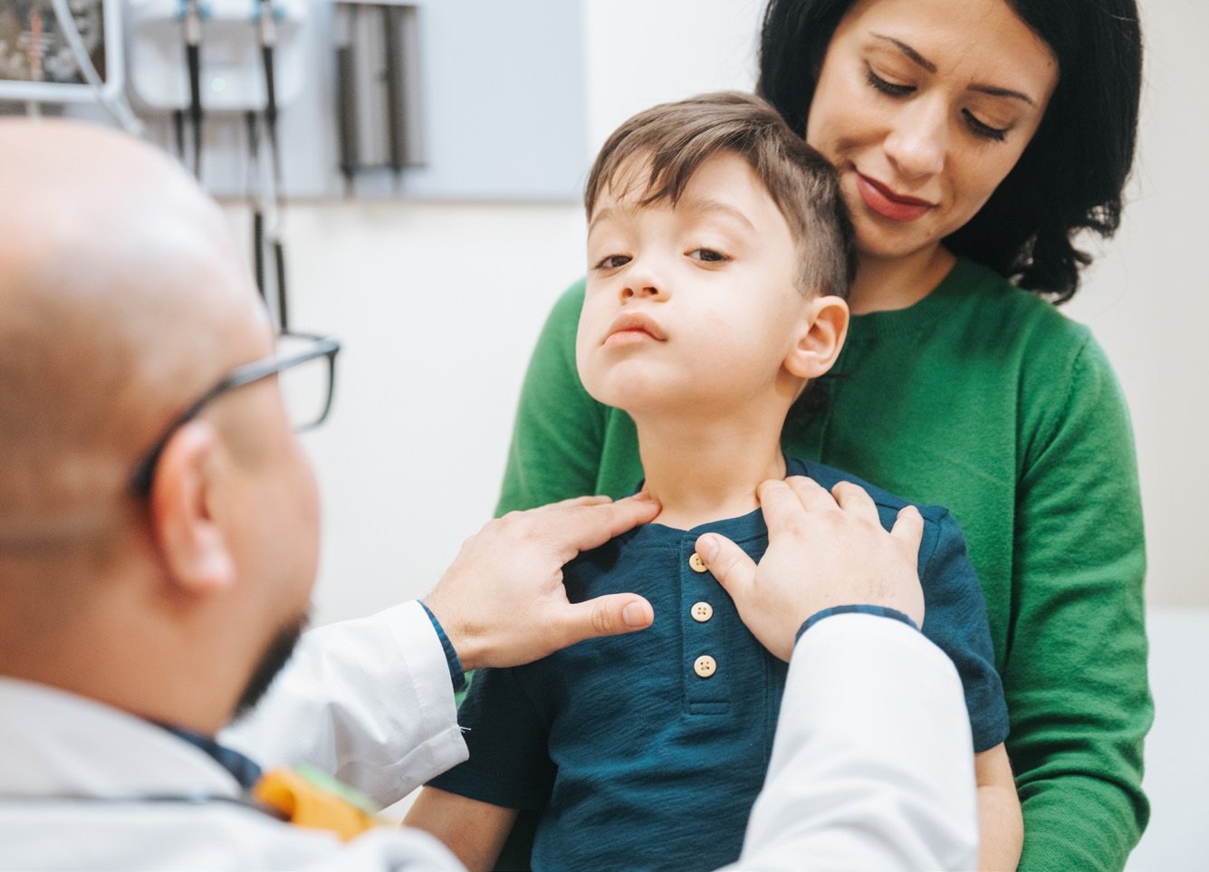 Woman receiving a package